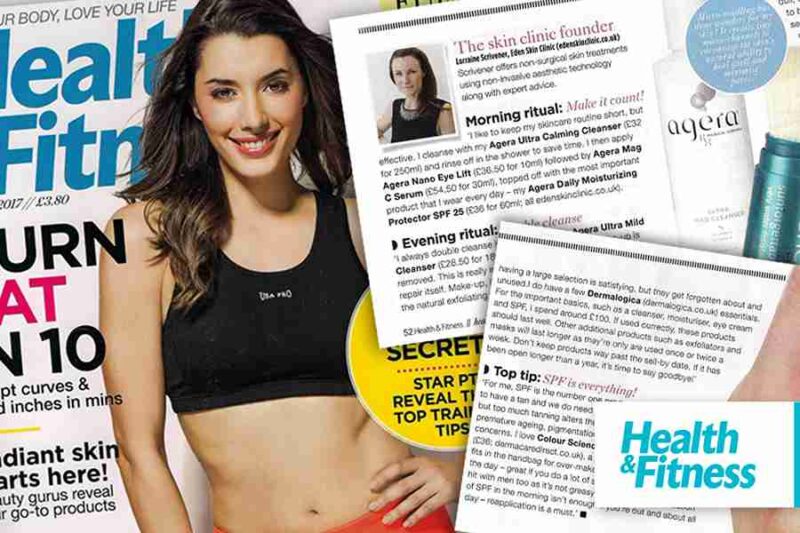 Lorraine talks skincare routines to Health &#038; Fitness magazine