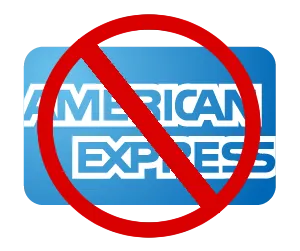 no amex payment method